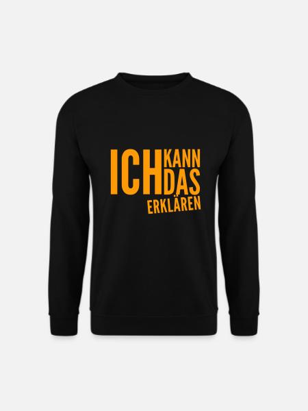 Erklärbär - Unisex Pullover - Schwarz