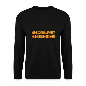 nett war gestern - Unisex Pullover - Schwarz - Vorne - Alina (178cm) & Michal (187cm)