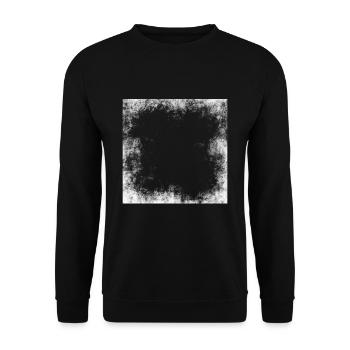 Frame Square Vintage - Unisex Sweatshirt - black - Front - Alina (178cm) & Michal (187cm)