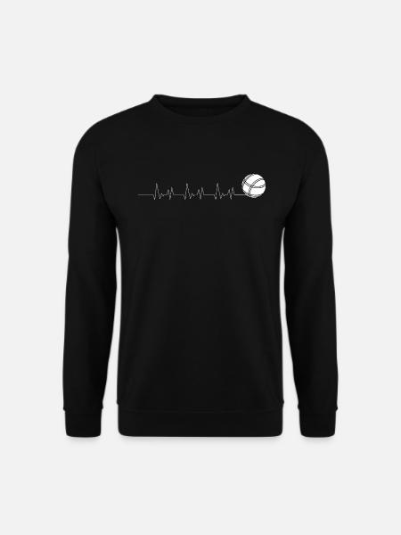 Pétanque De Mon Coeur Dessin Pour Bouliste - Sweat-shirt Unisexe - noir