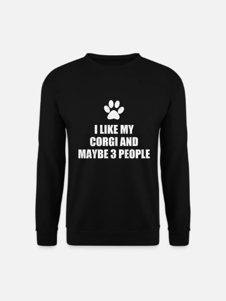 Corgi - Unisex Sweatshirt - black