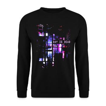 Vaporwave Esthétique Tokyo - Sweat-shirt Unisexe - noir - Devant - Alina (178cm) & Michal (187cm)