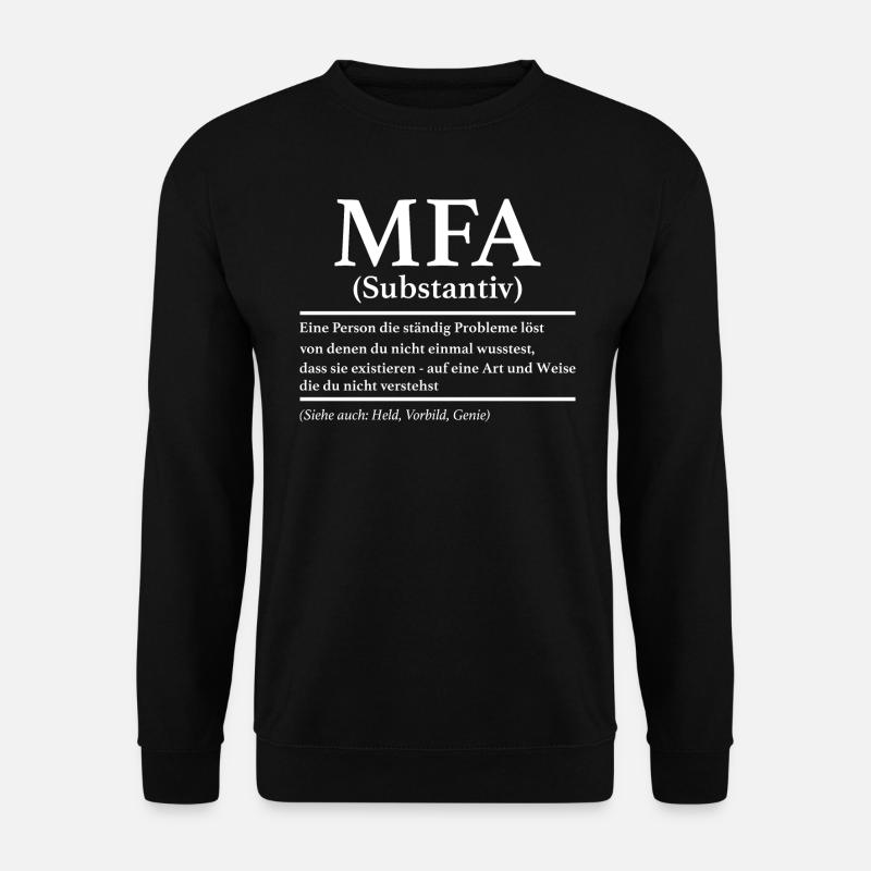 MFA Medizinische Fachangestellte - Unisex Pullover - Schwarz