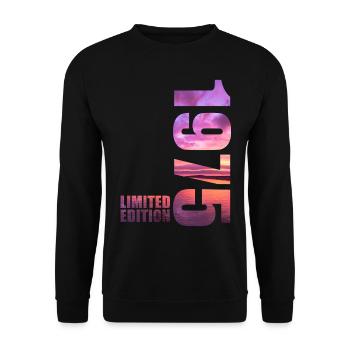 1975 Édition limitée - Sweat-shirt Unisexe - noir - Devant - Alina (178cm) & Michal (187cm)
