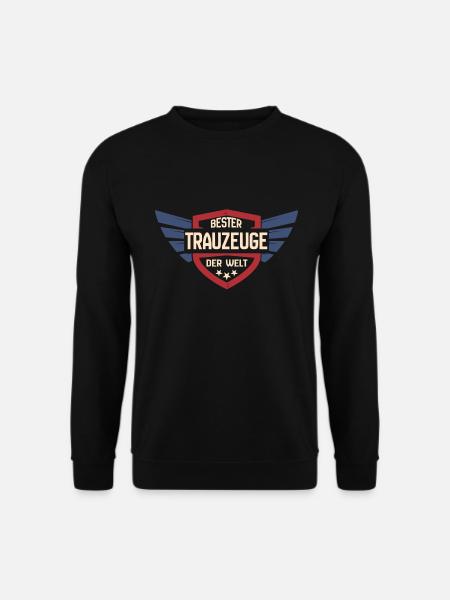 Bester tolle super Trauzeuge Geschenk - Unisex Pullover - Schwarz