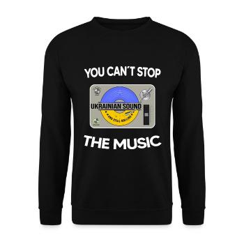 ukraine kiev crimea free support ukraine peace - Unisex Sweatshirt - black - Front - Alina (178cm) & Michal (187cm)