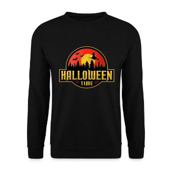 Halloween - Sweat-shirt Unisexe - noir - Devant - Alina (178cm) & Michal (187cm)
