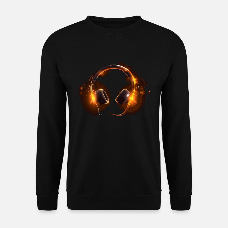 Headphones - Unisex Pullover - Schwarz