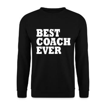 Best coach ever - Sweat-shirt Unisexe - noir - Devant - Alina (178cm) & Michal (187cm)