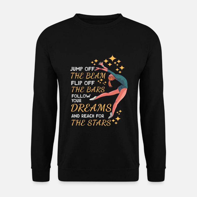 Gymnastics Acrobatics Gymnast Dancer Dancer - Unisex Sweatshirt - black