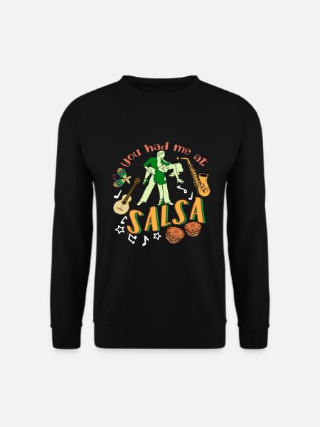 Salsa Danse Danse Professeur de danse Idée de cadeau - Sweat-shirt Unisexe - noir