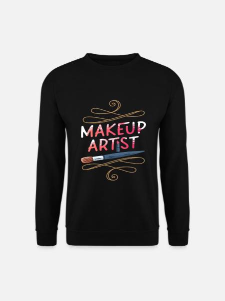 Maquillage Beauté Maquillage Rouge à lèvres Cosmétiques - Sweat-shirt Unisexe - noir