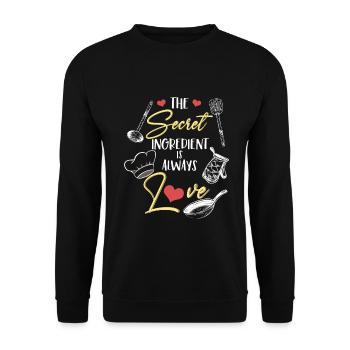 Cuisine Cuisine Chef Cuisine Grill Cadeau - Sweat-shirt Unisexe - noir - Devant - Alina (178cm) & Michal (187cm)