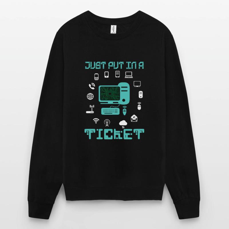 Technischer Support Technologie Programmierer Unisex Pullover