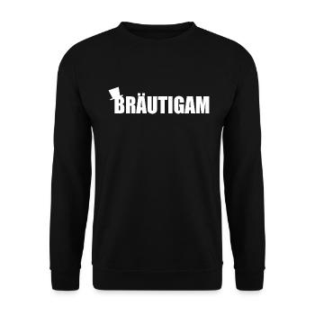 Bräutigam - Unisex Pullover - Schwarz - Vorne - Alina (178cm) & Michal (187cm)