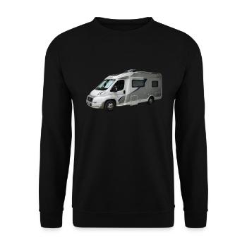 camper - Unisex Sweatshirt - black - Front - Alina (178cm) & Michal (187cm)