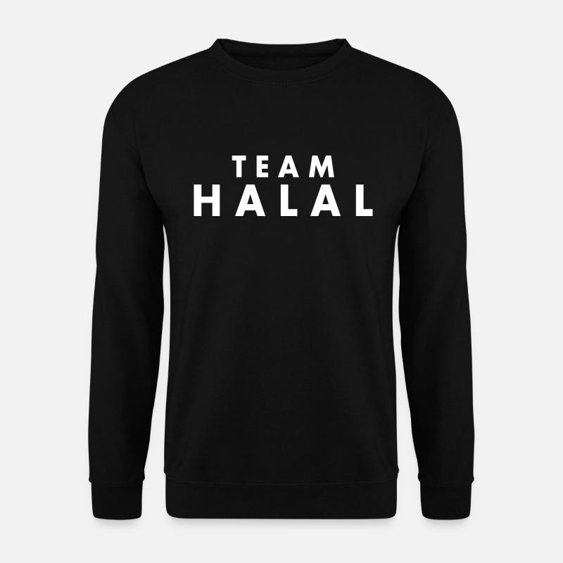 Team halal - Unisex Pullover - Schwarz