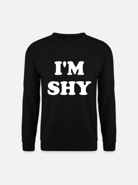 Je suis timide - Sweat-shirt Unisexe - noir