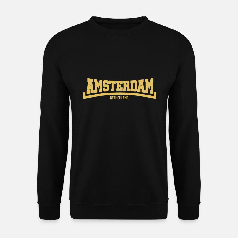 stadt Amsterdam boese - Unisex Pullover - Schwarz