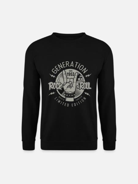 1953 Jubiläum 70 Jahre 70 Jahre - Unisex Pullover - Schwarz