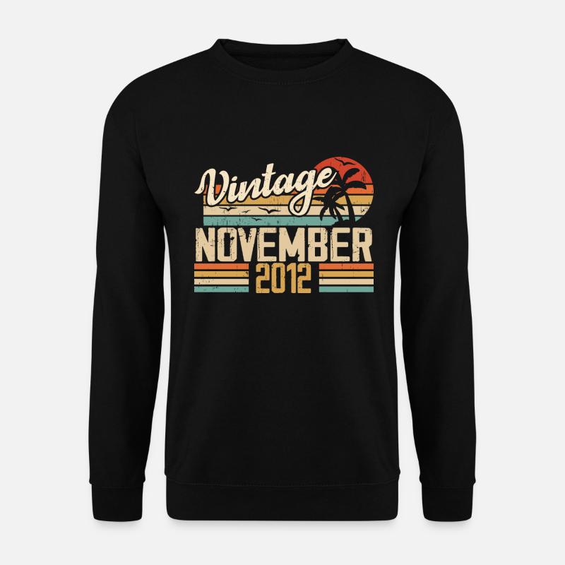 Legendär seit November 2012 - Jahrgang 2012 - Unisex Pullover - Schwarz