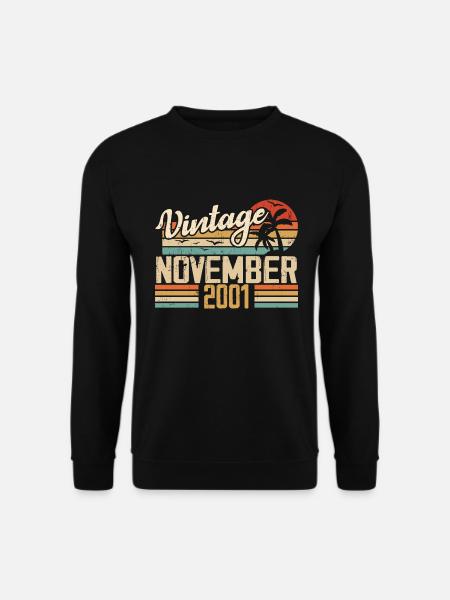 Legendary since November 2001 - Vintage 2001 - Unisex Sweatshirt - black