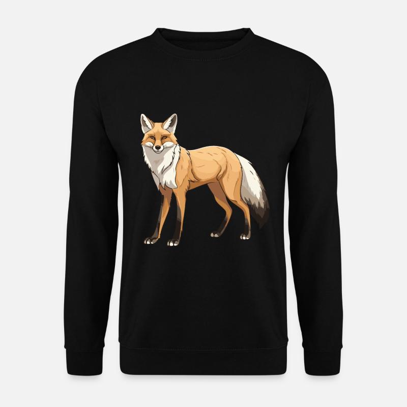 Fox Animal - Unisex Sweatshirt - black