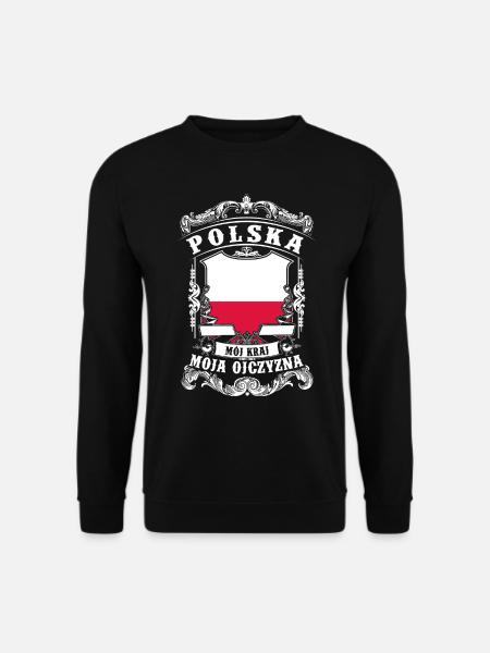 Polska - Poland - Polen - Unisex Sweatshirt - black