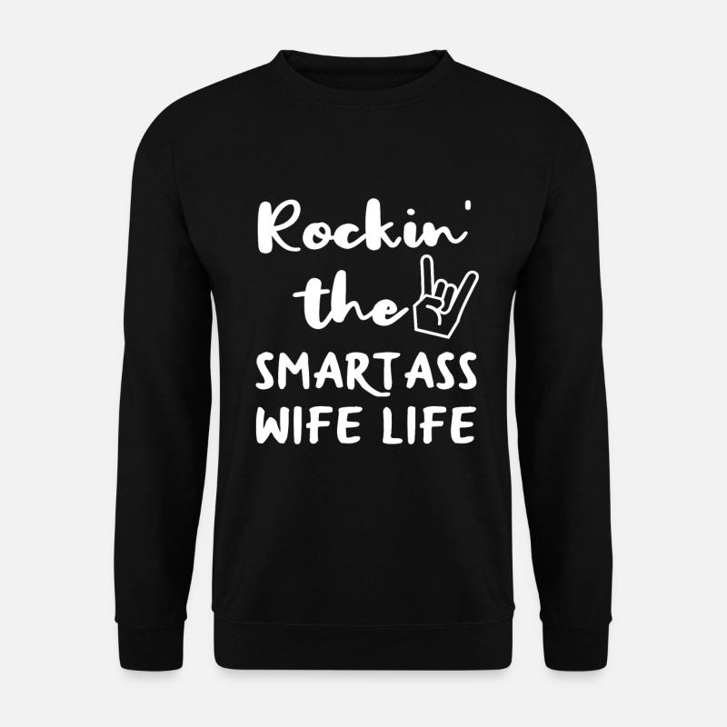 Ehefrau Hausfrau Geschenk - Unisex Pullover - Schwarz