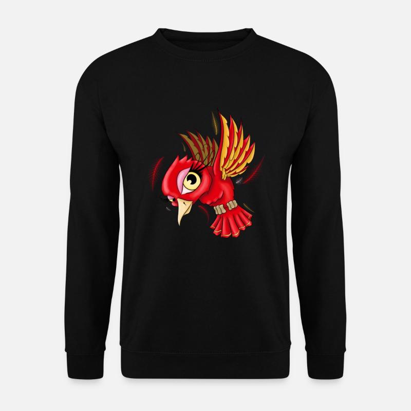 Wolkenmann Vogel - Unisex Pullover - Schwarz