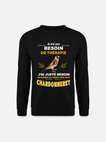 Thérapie chardonneret - Sweat-shirt Unisexe - noir
