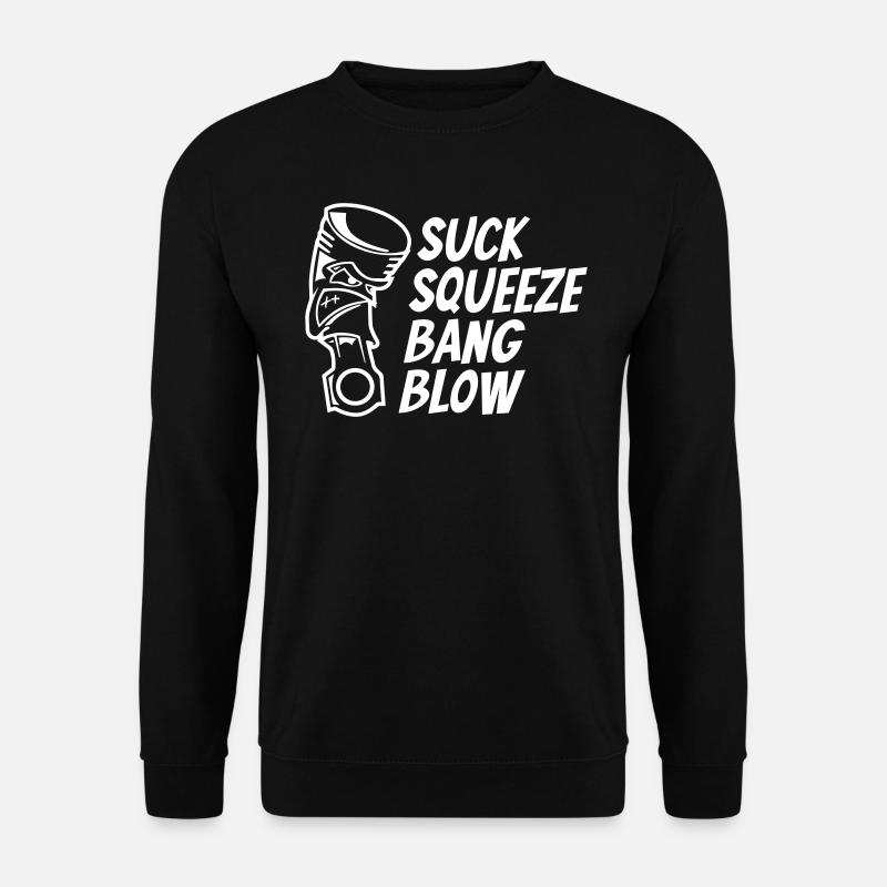 Mechanic Engine Piston - Unisex Sweatshirt - black