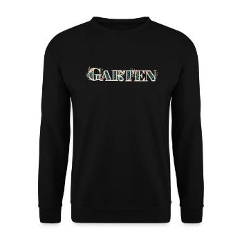 Garten - Gartenarbeit - Gärtner - Blumen Pflanzen - Unisex Pullover - Schwarz - Vorne - Alina (178cm) & Michal (187cm)