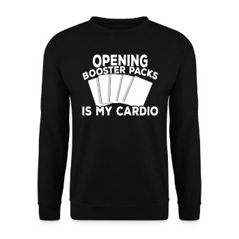 Jeu de cartes à collectionner - Sweat-shirt Unisexe - noir - Devant - Alina (178cm) & Michal (187cm)