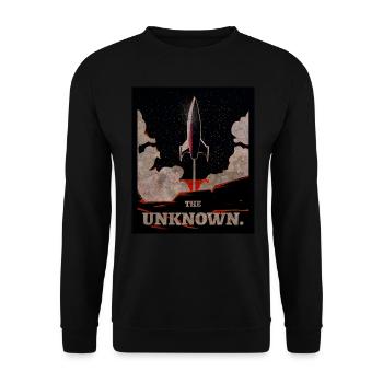 THE UNKNOWN. - Unisex Sweatshirt - black - Front - Alina (178cm) & Michal (187cm)