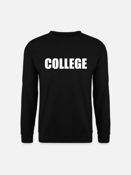 College - Unisex Pullover - Schwarz