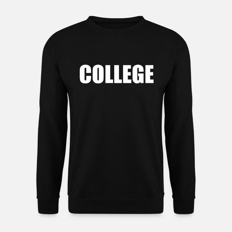 College - Unisex Pullover - Schwarz