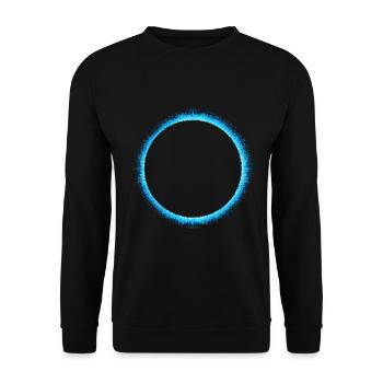 Blue Eclipse - Unisex Sweatshirt - black - Front - Alina (178cm) & Michal (187cm)