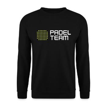 Padel Tennis Padel Club Paddle Padel Tennis - Sweat-shirt Unisexe - noir - Devant - Alina (178cm) & Michal (187cm)