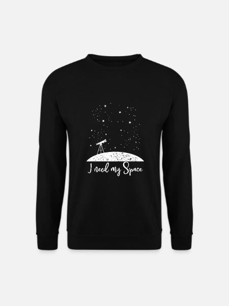 Astronomie astronomie astronome cadeau étoiles lune - Sweat-shirt Unisexe - noir
