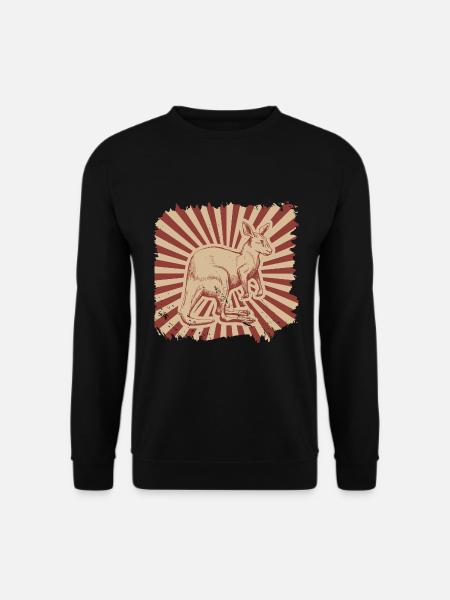Känguru - Unisex Pullover - Schwarz