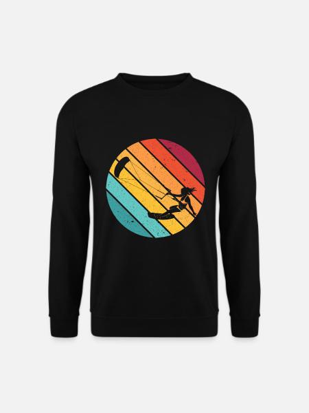 Kitesurfing kitesurfing kiteboarding gift surfing - Unisex Sweatshirt - black