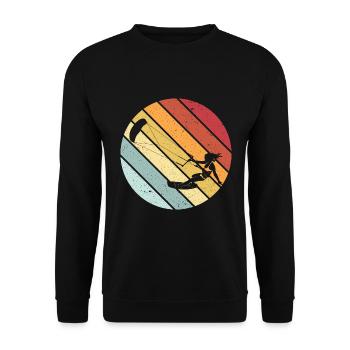 Kitesurfen - Unisex Pullover - Schwarz - Vorne - Alina (178cm) & Michal (187cm)