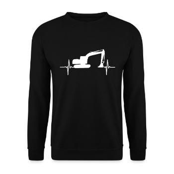 Bagger Bagger Bagger Bagger - Unisex Pullover - Schwarz - Vorne - Alina (178cm) & Michal (187cm)