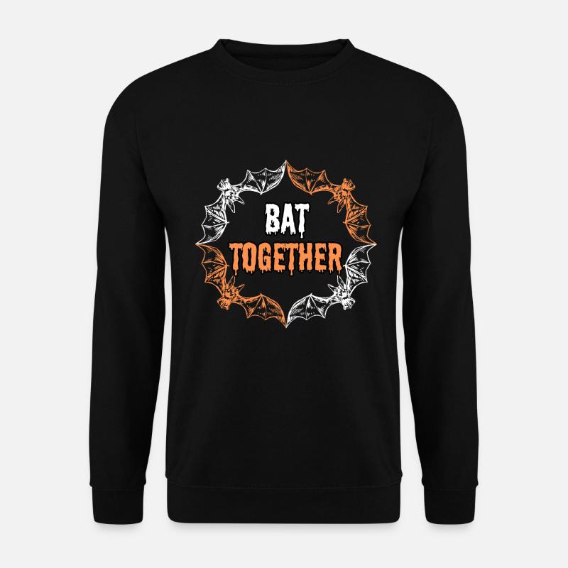 Fledermaus zusammen - Unisex Pullover - Schwarz