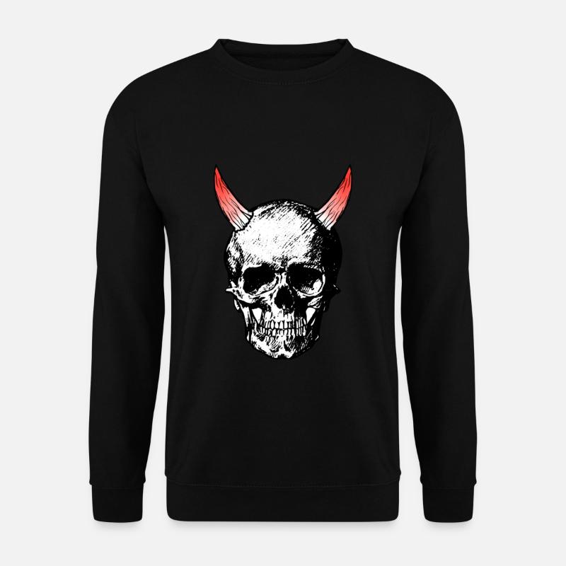 Devils skull - Unisex Sweatshirt - black