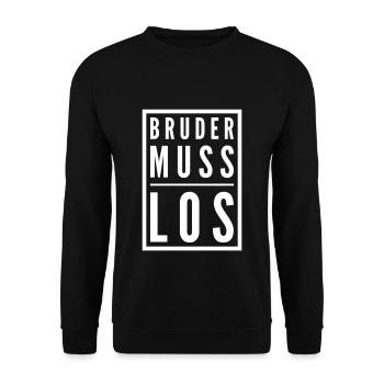 Brother gotta go: G Style - Unisex Sweatshirt - black - Front - Alina (178cm) & Michal (187cm)