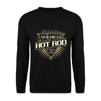 Hot rod - Sweat-shirt Unisexe - noir - Devant - Alina (178cm) & Michal (187cm)