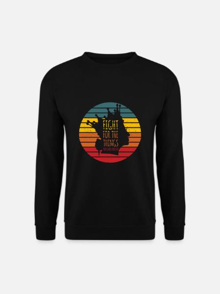 Ruth Bader Ginsburg |Fight for the things you care - Unisex Pullover - Schwarz