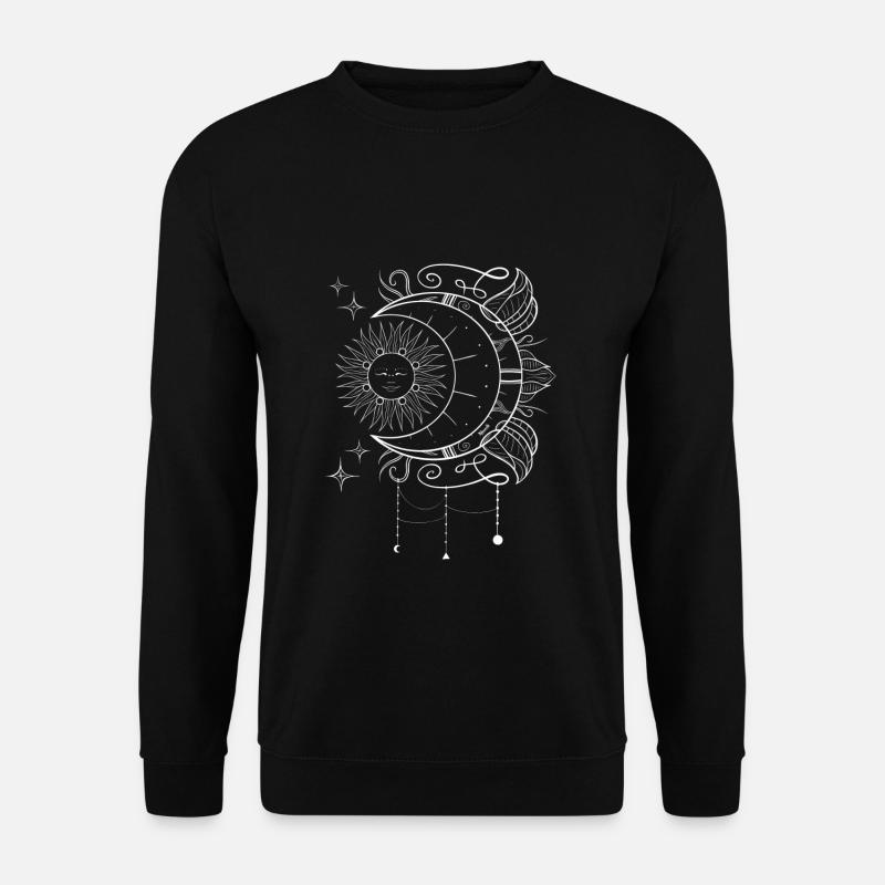 Boho moon - Unisex Sweatshirt - black